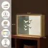 Japandi - Vogel - Groen Light Box met batterij (Wandlamp) middel -USP_websiteoverzichtNL