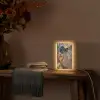 Bladeren - Bruin - Herfst - Natuur Light Box met kabel (Tafellamp) klein -sfeer4