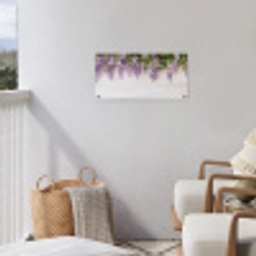 Blauwe regen - Bloemen - Paars tuinposter los doek klein -sfeer8