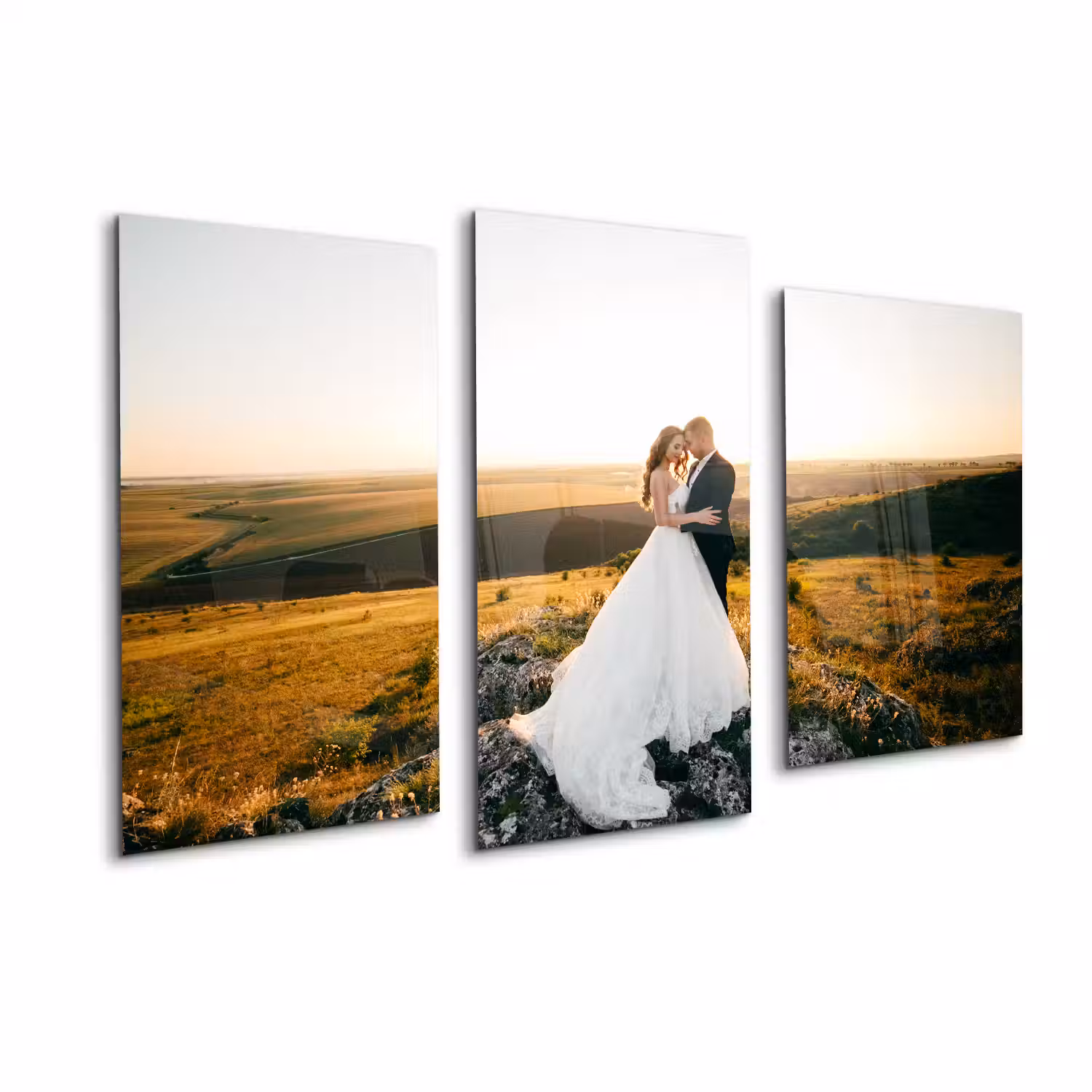 Plexiglas drieluik - 120x60 cm