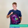 Space tennis Rugzak - Zwart middel -sfeer7_NL