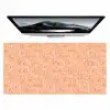 Tint - Olie - Verf - Lichtoranje Muismat XXL klein 681 -zzz3d