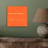 If not now then when - Oranje - Geel - Levendig aluminium wit klein -sfeer2