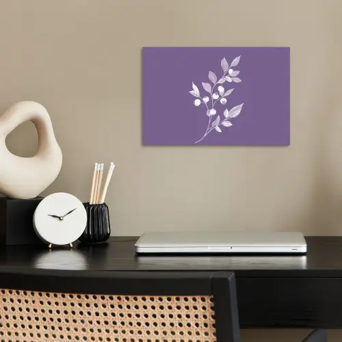 Tak - Sierlijk - Bladeren - Minimalistisch poster papier klein -sfeer1