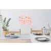 Regenboog - Patroon - Pastel - Handgetekend Muursticker klein -eettafel