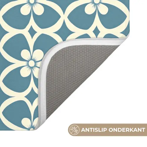 Patroon - Symmetrisch - Blauw WCmat klein 1009 -USP_AntislipNL