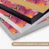 Zomer - Vlinder - Donker - Roze Textielframe zwart klein 947 -USP_kleurenNL