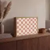 Retro - Klassiek - Roze Light Box met batterij (Wandlamp) middel 907 -sfeer2