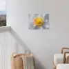 Wit - Bloem - Elegant tuinposter los doek klein -sfeer8