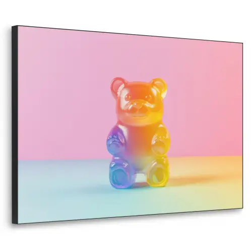 Pastel - Snoep Textielframe - compleet frame klein -3d