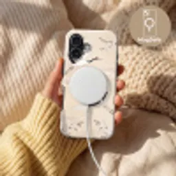Kraanvogels - Bloesem - Beige Toughcase MagSafe Apple iPhone 17 klein -USP_MagsafeV