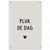 plukdedag-beige tuinposter los doek klein -3d
