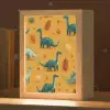 Dinosaurussen - Stekels - Herfstbladeren - Bruin Light Box met kabel klein -zzz_3d_website