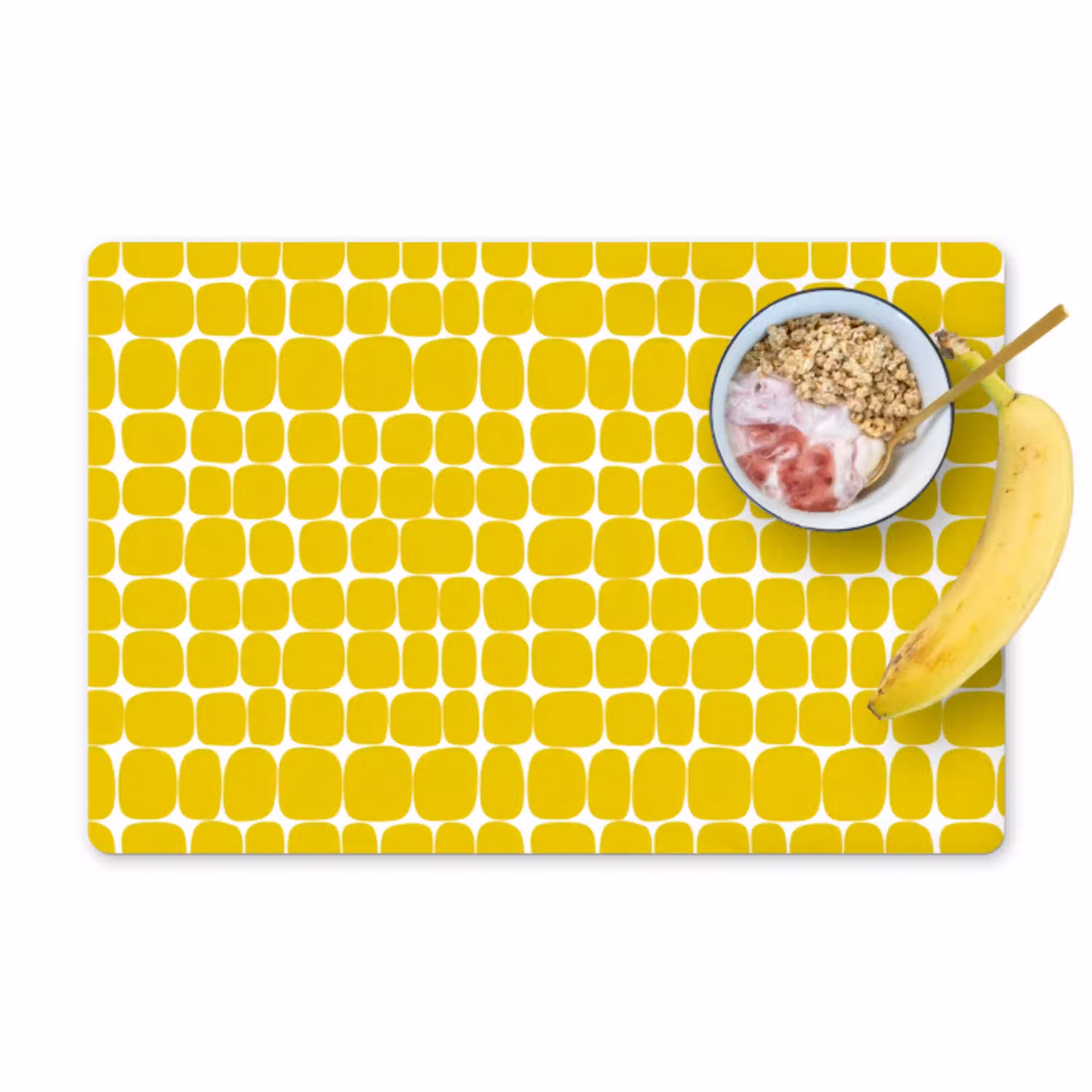 Stippen - Modern - Geel Placemat vinyl groot 368 -zzzproduct_Kitchenyeah-website