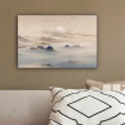 Japans - Landschap - Beige canvas 2cm klein -sfeer3