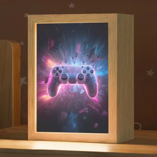 Controller - Neon - Explosie - Abstract Light Box met kabel klein -zzz_3d_website