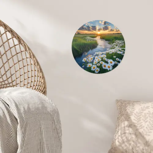 Beekje - Landschap - Margriet Wandcirkel behangsticker klein -sfeer4