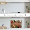 Kruiden - Groente - Rustiek keuken achterwand spatscherm klein -voor_na_NL