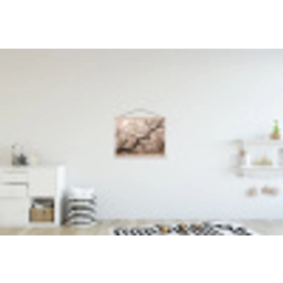 Bloesem - Takken - Schilderij - Beige - Serene textielposter latten blank klein -kinderkamer