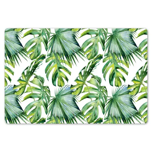 Bladeren - Monstera - Jungle - Tropical Placemat vinyl groot -zzsfeer1_Kitchenyeah-website