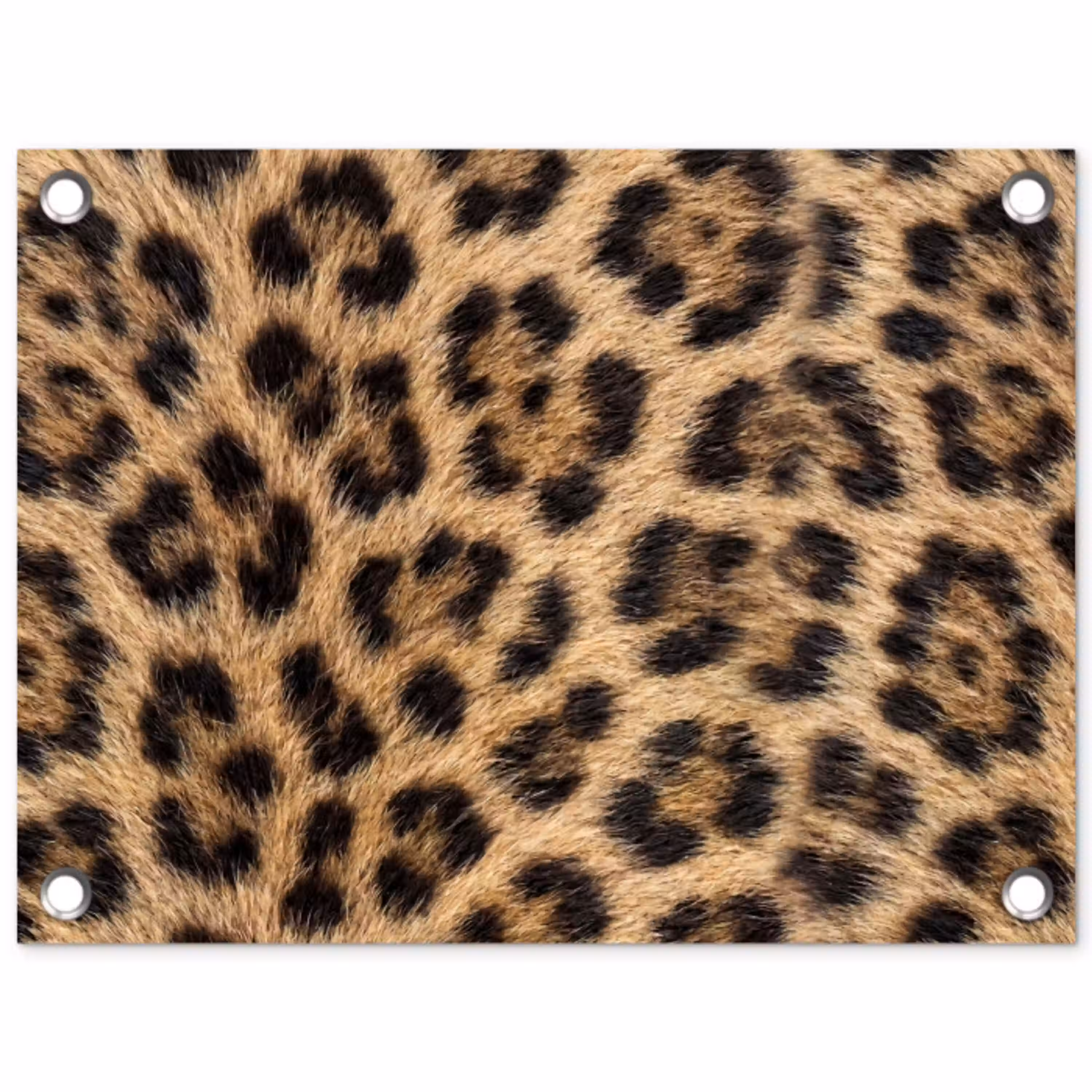 Luipaard - Vacht - Klassiek - Bruin tuinposter los doek klein -3d