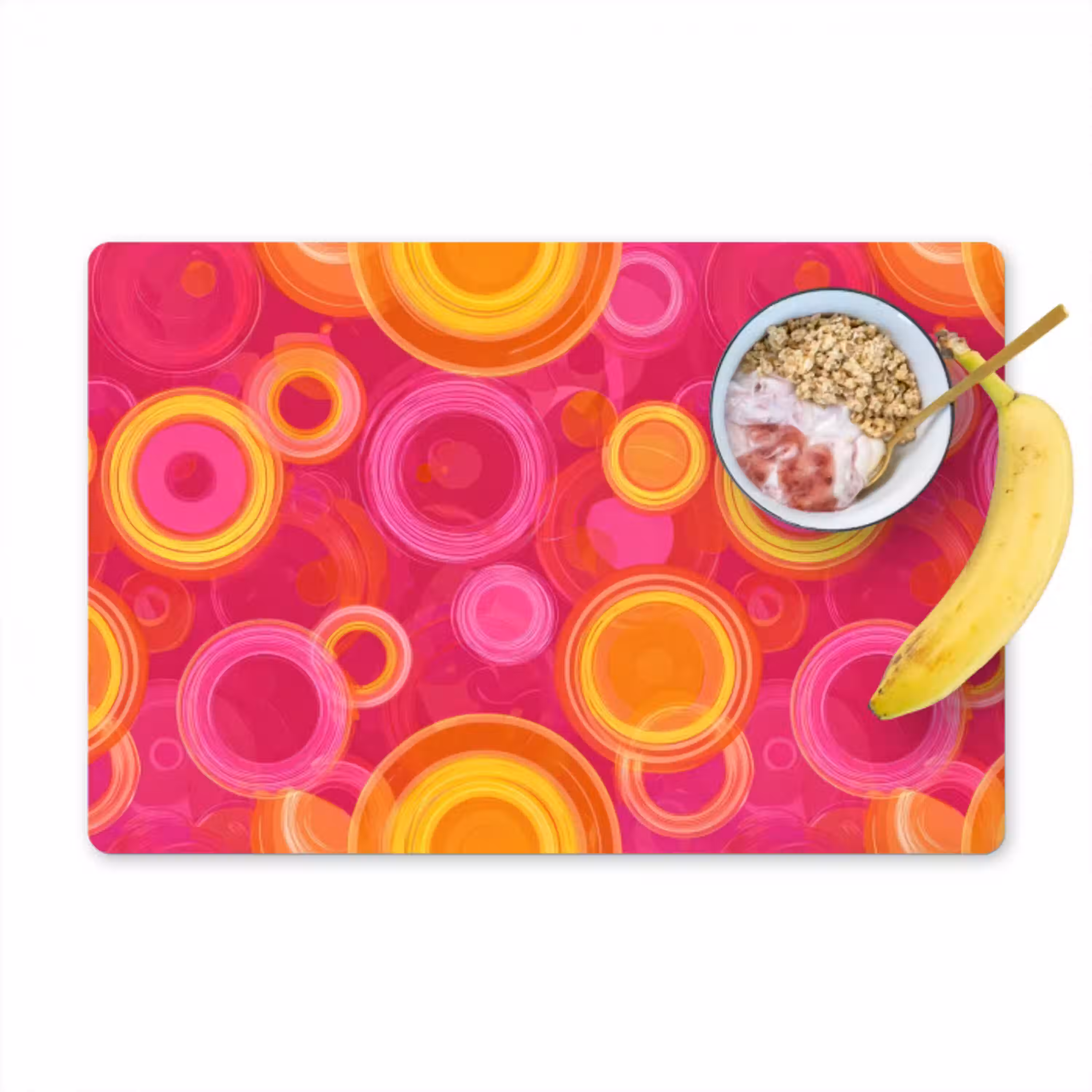Cirkels - Design - Kleurrijk Placemat vinyl groot 368 -zzzproduct_Kitchenyeah-website