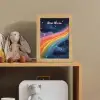 Regenboog - Sterrenhemel - Kleurrijk Light Box met kabel (Kinderlampje) klein -sfeer2_kind