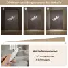 Bloem - Minimalistisch - Zwart - Wit Light Box met kabel (Tafellamp) klein -USP_dimbaarNL
