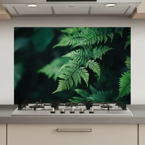 Varenblad - Groen - Structuur - Wazig keuken achterwand spatscherm klein -3d_website