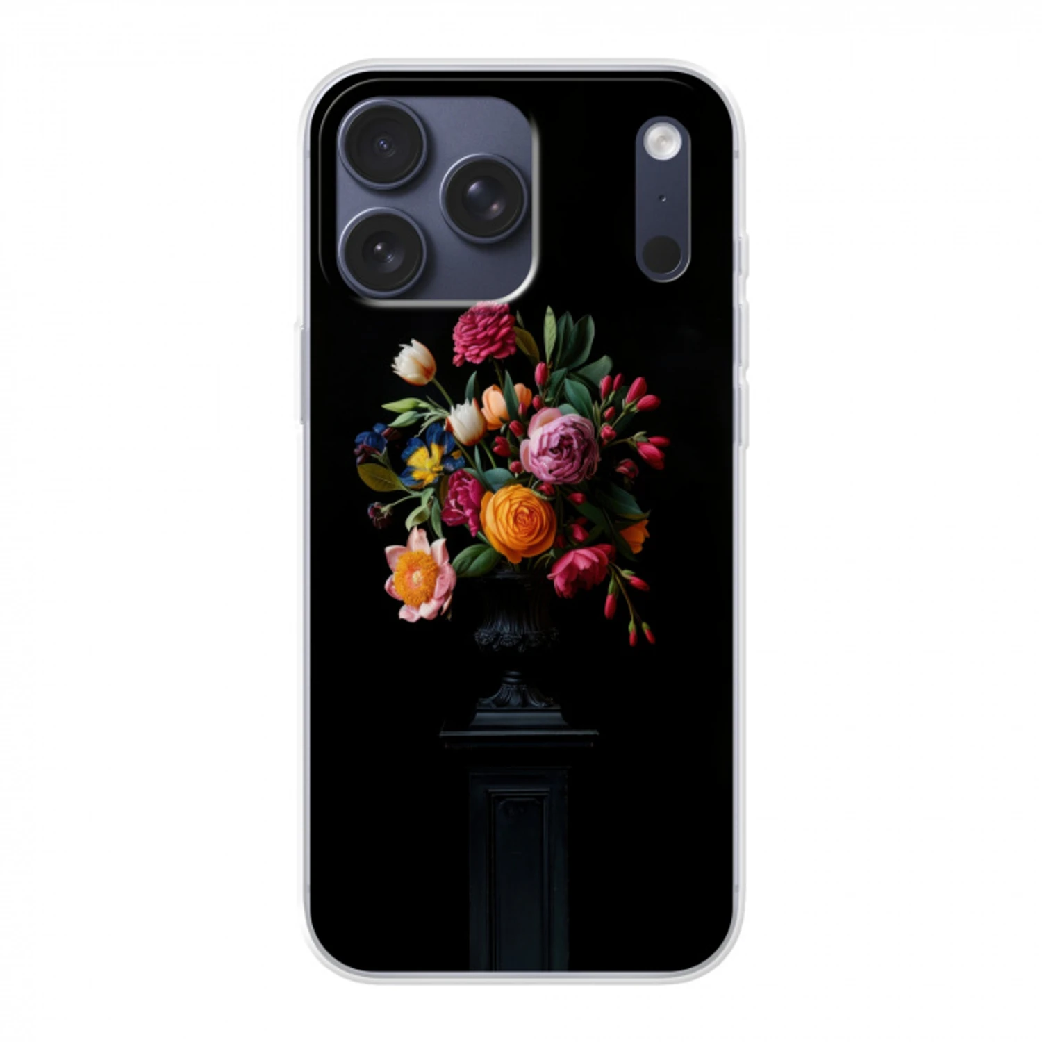 Boeket - Romantisch - Kleurrijk Telefoonhoesje iPhone 17 Pro Max klein -3d