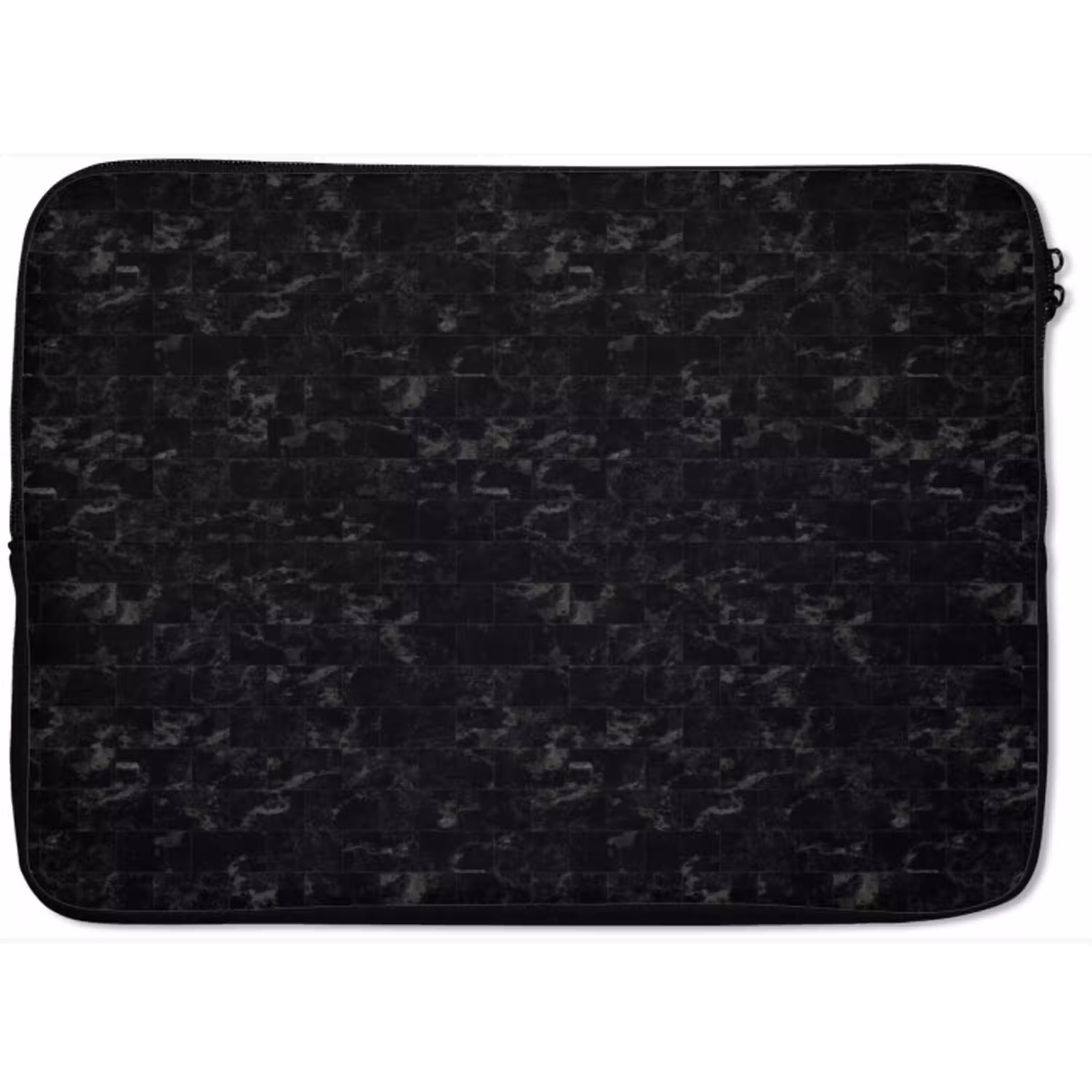 Tegels - Patroon - Marmer - Zwart laptophoes neopreen klein 279 -zkaufland3dotto
