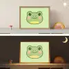 Kikker - Groen - Vriendelijkheid Light Box met batterij (Wandlamp kind) middel -sfeer3_kind