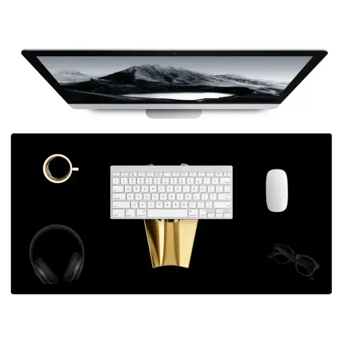 Friet - Goud - Chrome - Eten Muismat XXL klein -3d