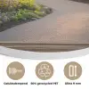 Doorkijk - Bloemen - Natuur - Zon - Pad Akoestische PET Vilt - Rond klein -closeup_NL