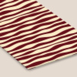 Golven - Rood - Patroon - Crème fotolijst zwart zonder passe partout klein 224 -zsfeer6