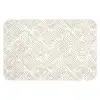 Abstract - Ruit - Beige Badmat klein 997 -3d