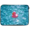 Badeend - Dobberend - Roze laptophoes neopreen klein -zkaufland3dotto
