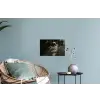 Café - Croissant - Koffie - Astronaut Muursticker klein -plant