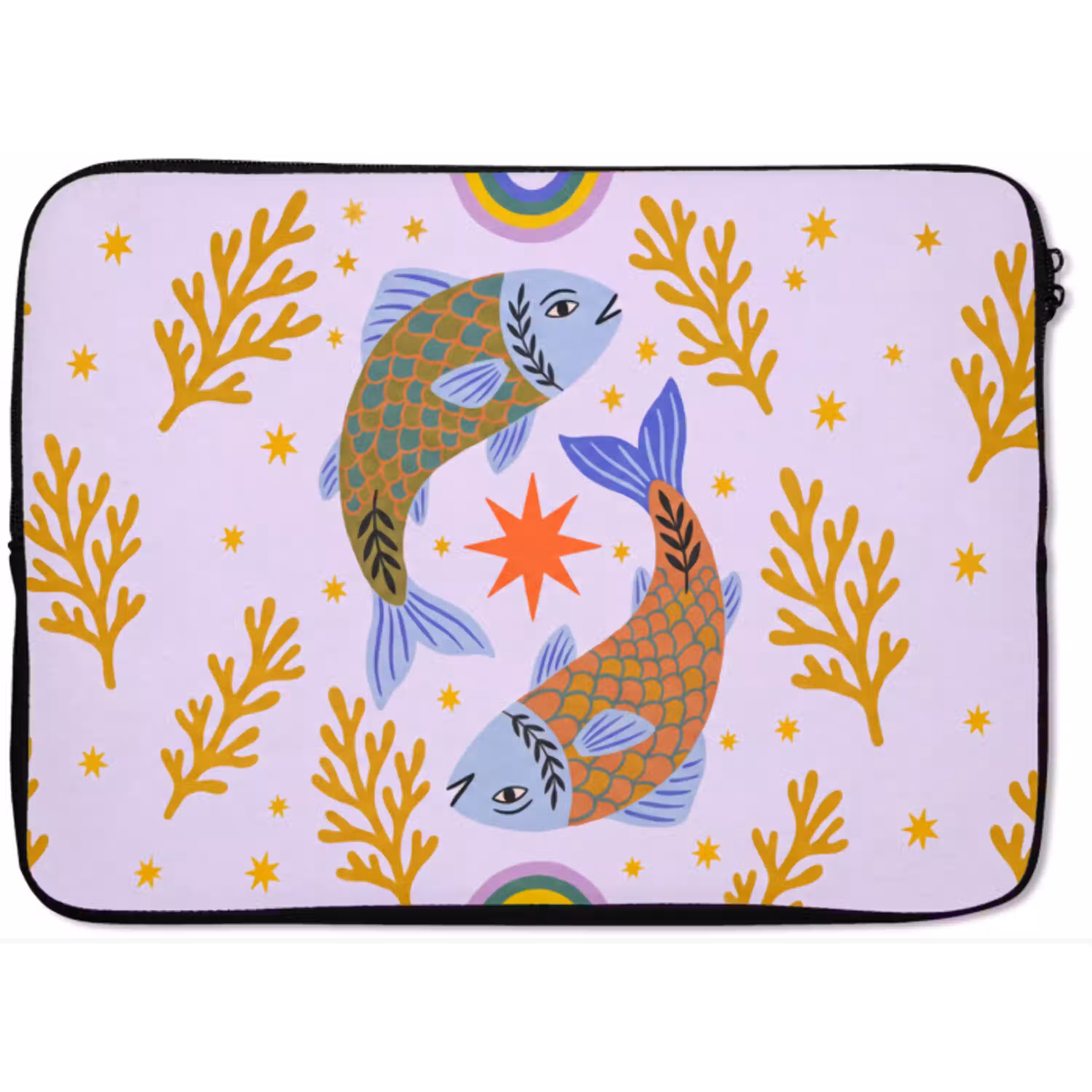 Vis - Onderwater - Dieren - Abstract - Kleurrijk laptophoes neopreen klein -zkaufland3dotto