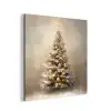 Kerst - kerstboom - Sneeuw - Art aluminium wit klein -3d