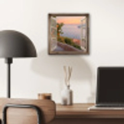 Doorkijk - Uitzicht - Meer - Landschap aluminium wit klein -sfeer5