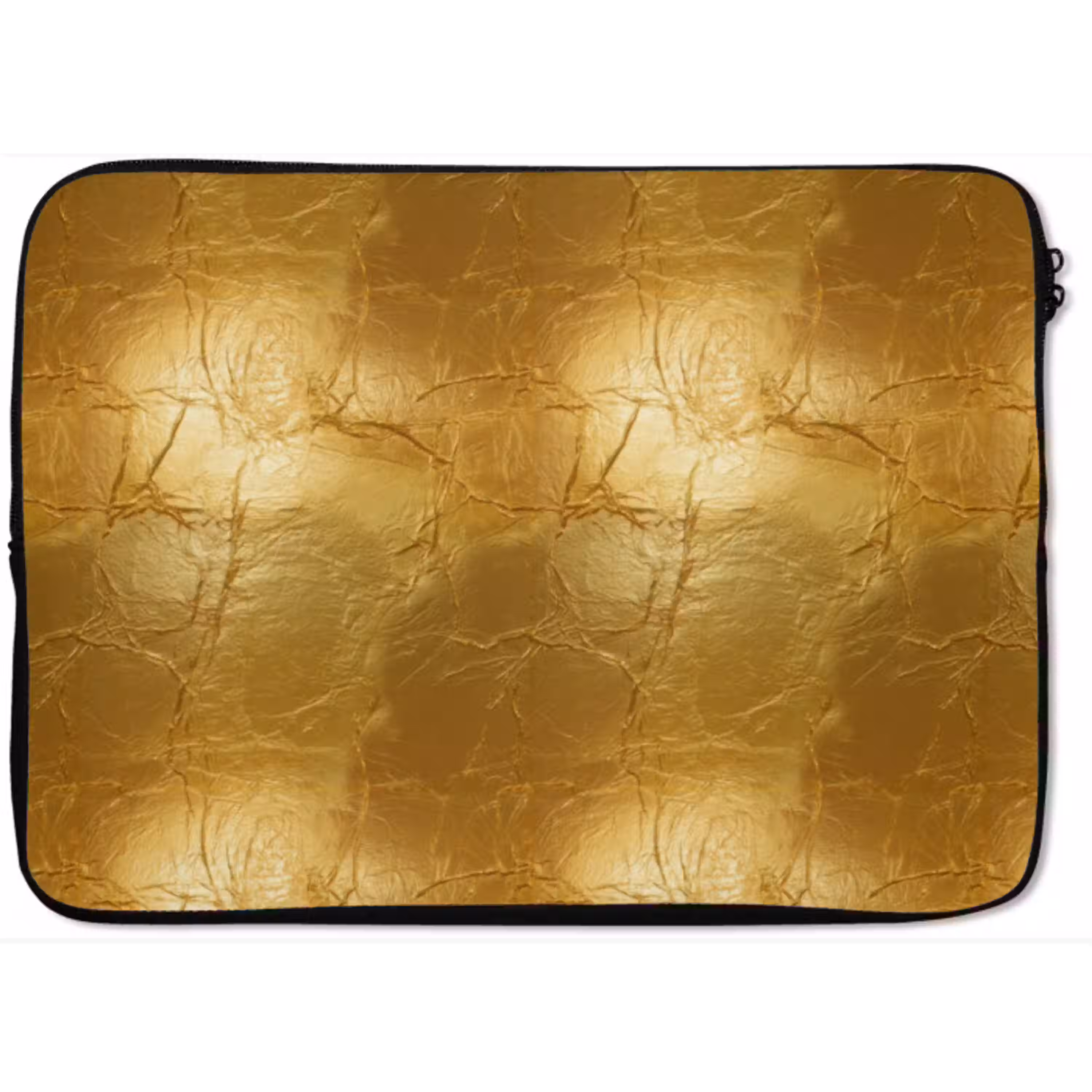 Bladgoud - Vintage - Textuur - Warm Goud laptophoes neopreen klein 279 -zkaufland3dotto