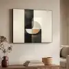 Modern - Vierkant - Vormen Textielframe zwart klein -sfeer3