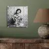 Chic - Vrouw - Zwart - Wit plexiglas 5mm klein -sfeer3