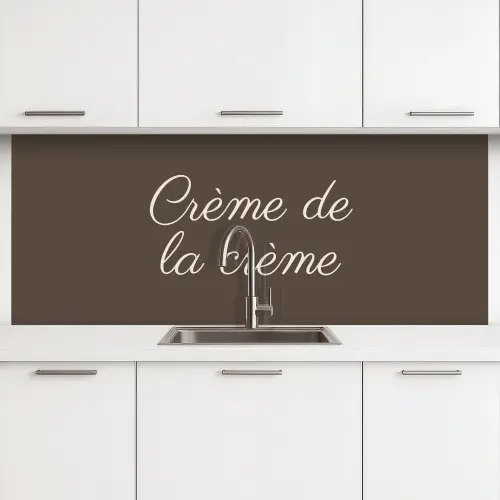 Creme de la creme keuken achterwand 2 middel -3d