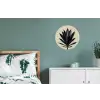 Agaveplant - Symmetrisch - Groen Wandcirkel aluminium klein -slaapkamer