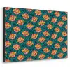 Groen - Disco - Patroon Textielframe zwart klein 947 -3d