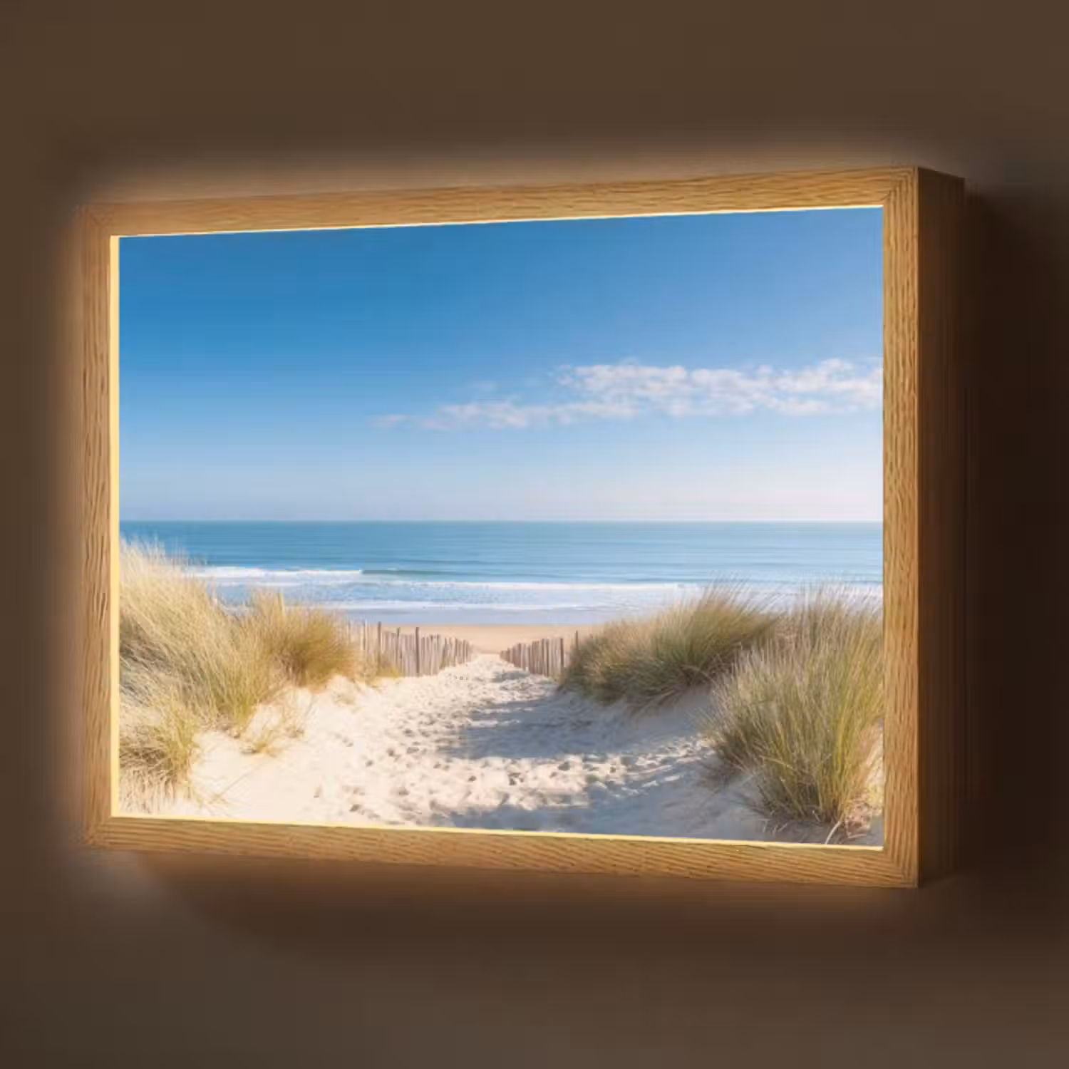 Lightbox - Wandlamp - Strand - Zee - Duin - Zand - Zomer