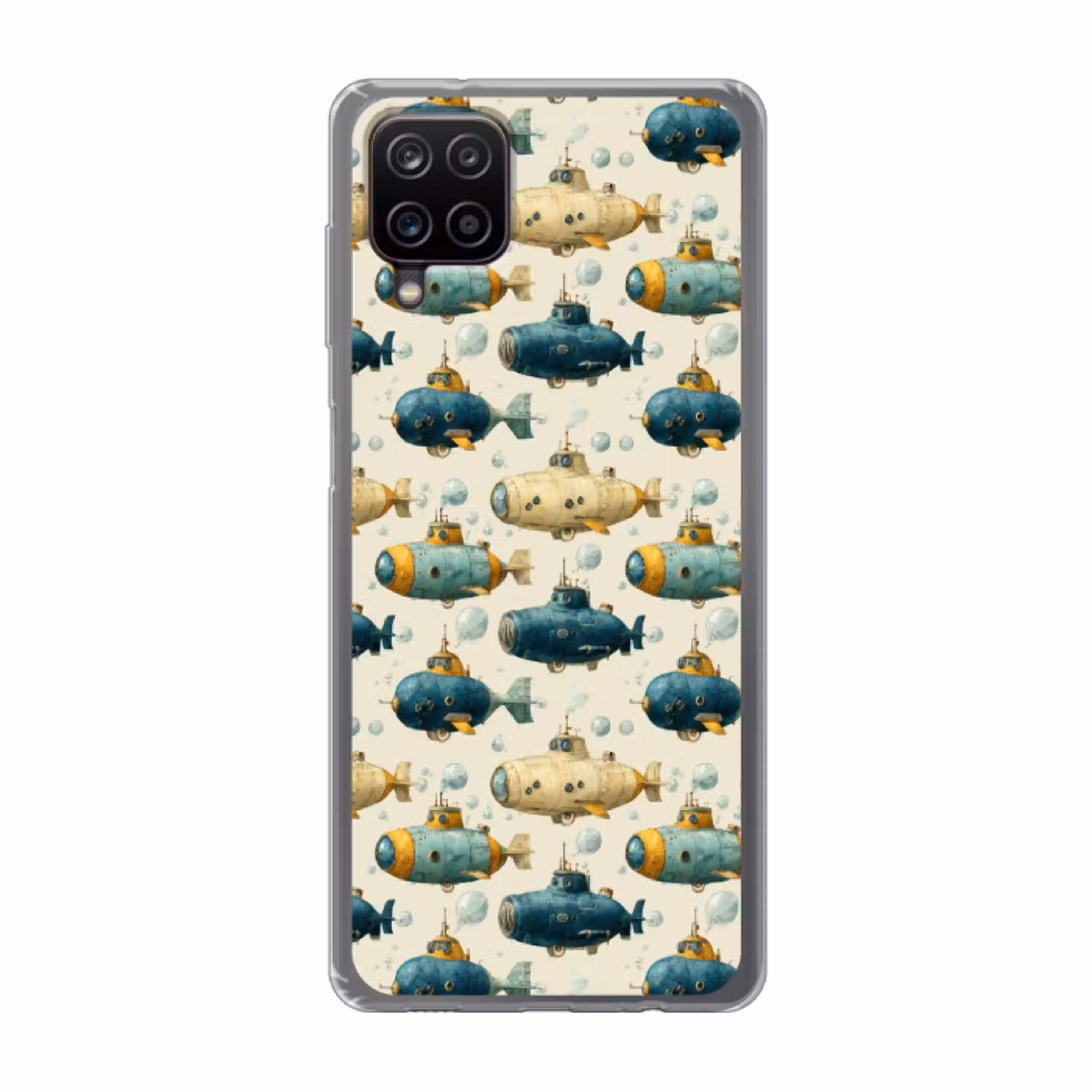 Duikboot - Fantasie - Kleurrijk Telefoonhoesje Samsung Galaxy A12 klein 372 -3d