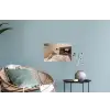 Champagne - Bed - Bubbels Muursticker klein -plant
